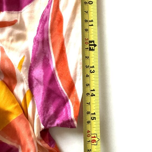 Anthropologie Abel the label ATL Swish Maxi High Low Dress Flutter Slv - Picture 10 of 13